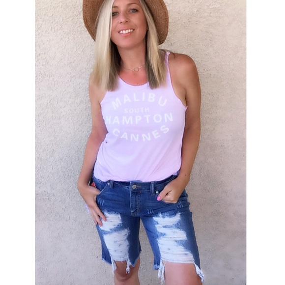 Trendy BERMUDA short DISTRESSED - Picture 8 of 8